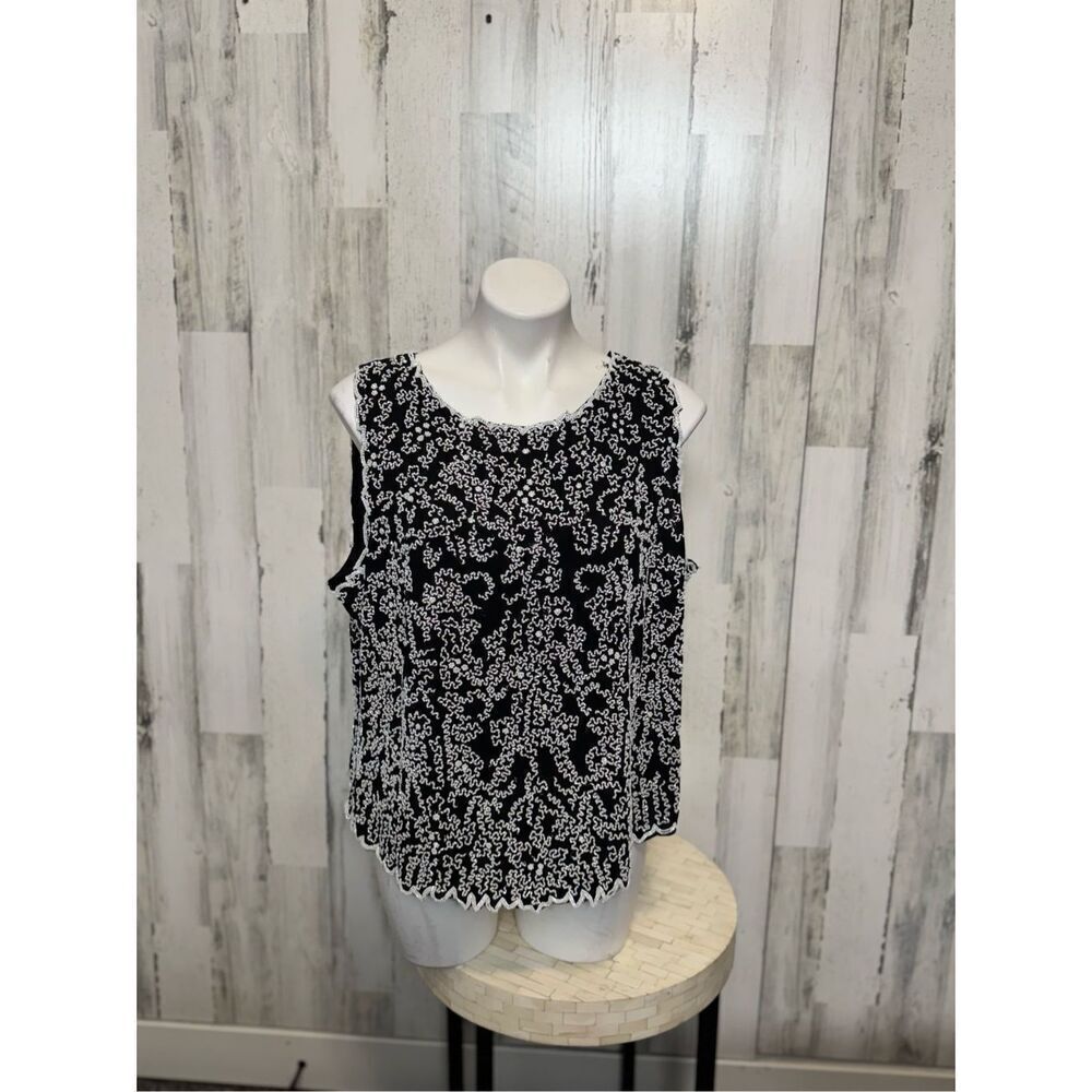 Leslie Fay evenings blouse size 2XL